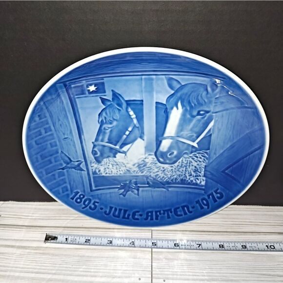 B&G COPENHAGEN PLATE CHRISTMAS NIGHT IN THE STABLE-1895 JULE-AFTER 1975 DENMARK - Picture 7 of 7